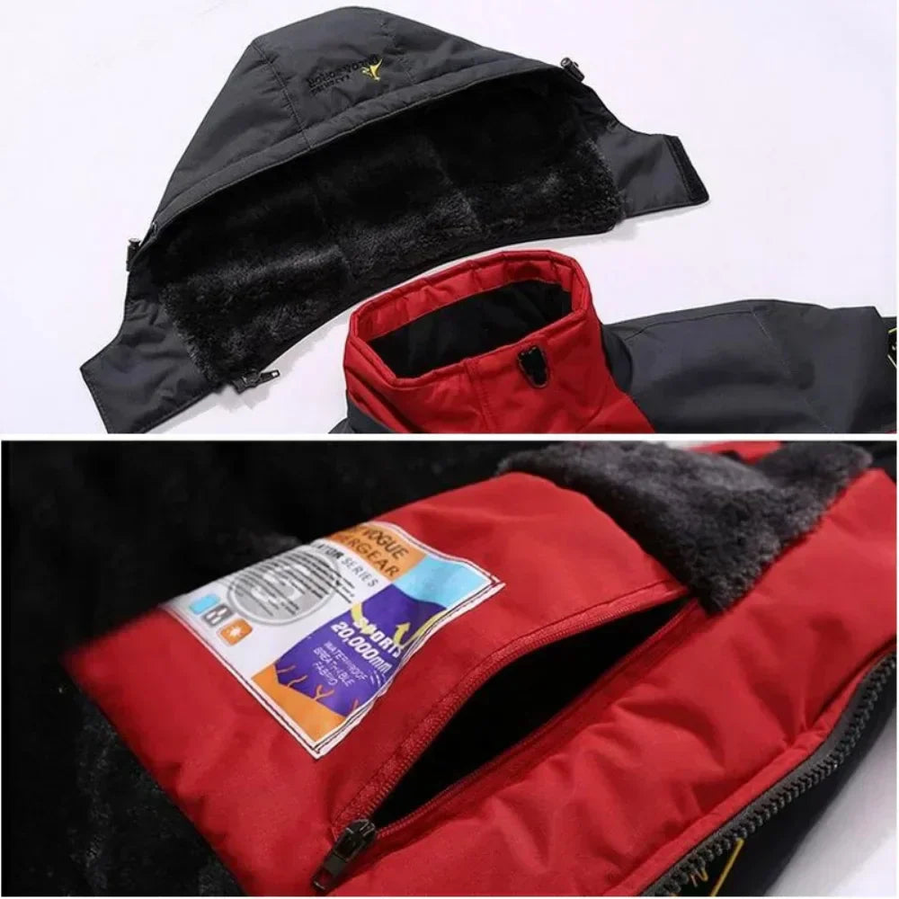 Warm Waterproof Men's Hooded Jacket