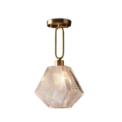 Clear Crystal Drop Pendant