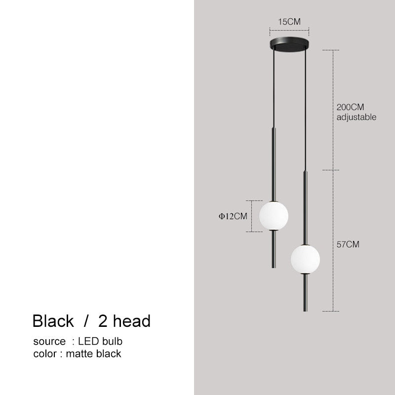 Stylish Glass Globe Pendant Lighting For Home Decor