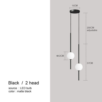 Stylish Glass Globe Pendant Lighting For Home Decor
