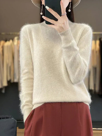 Luxurious Pure Cashmere Women's Soft Knit Sweater
