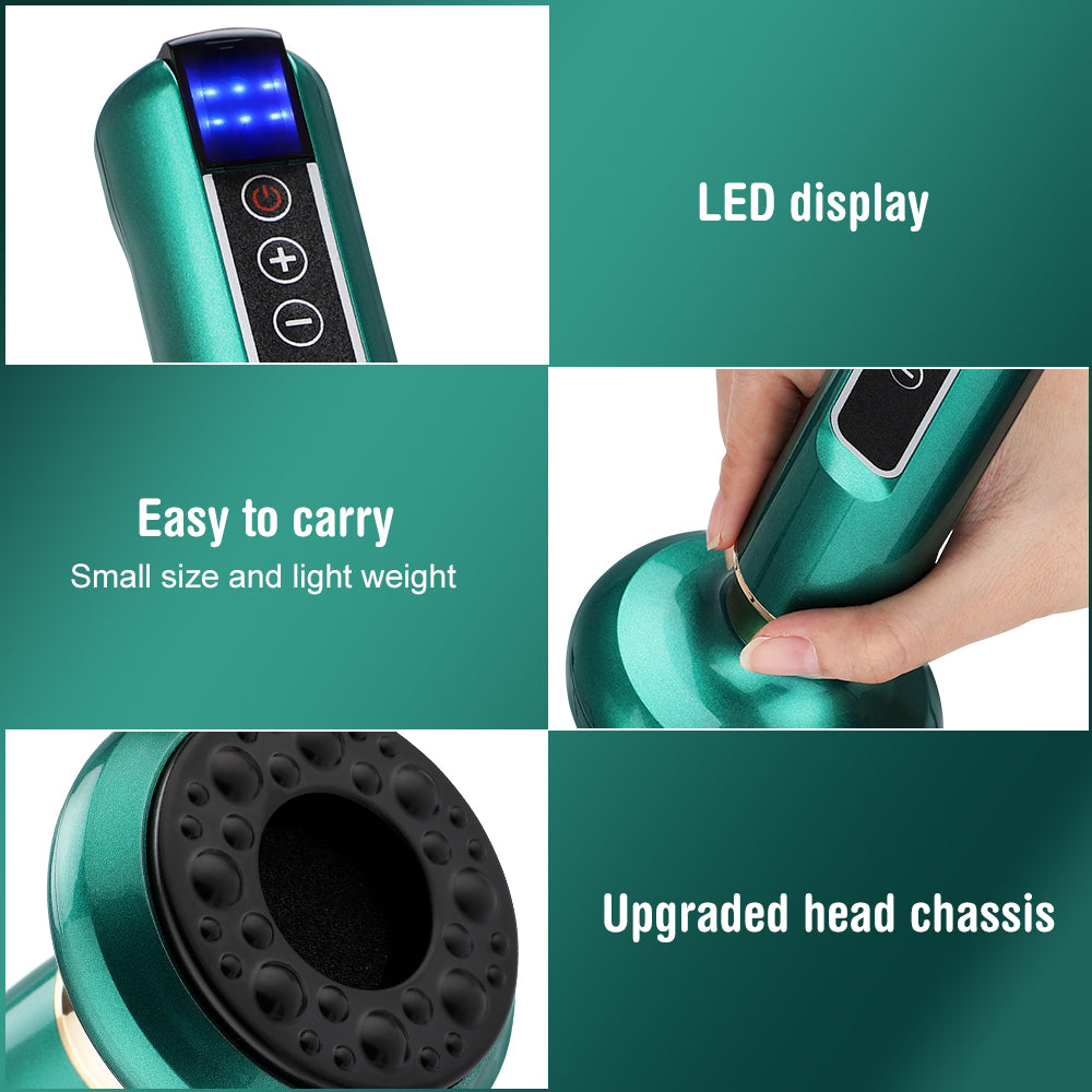 Pro Massage Cup with Suction and Scraping Tool
