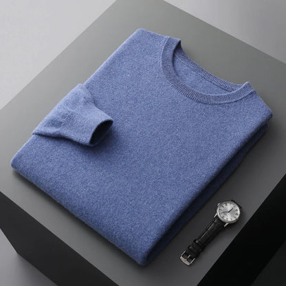 Premium Men's Merino Wool Crew Sweater