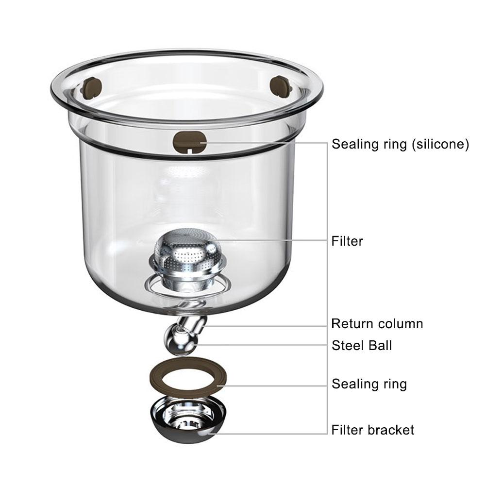 Clear Glass Teapot With Infuser And Wood Grip