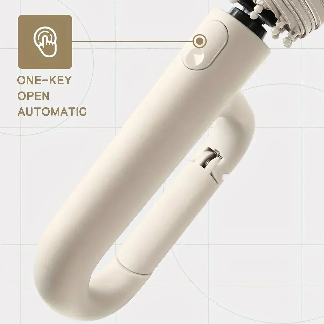 Portable Sun And Rain Umbrella With UPF 50 Protection