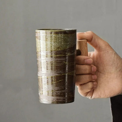 Earth tone Ceramic Coffee Mugs Natural Collection