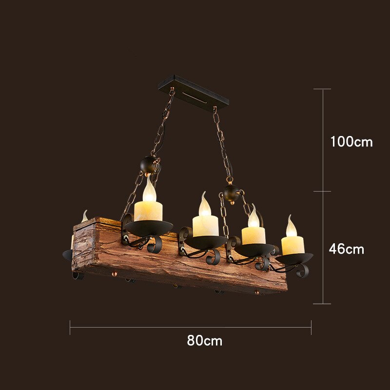 Rustic Metal LED Ceiling Pendant Light