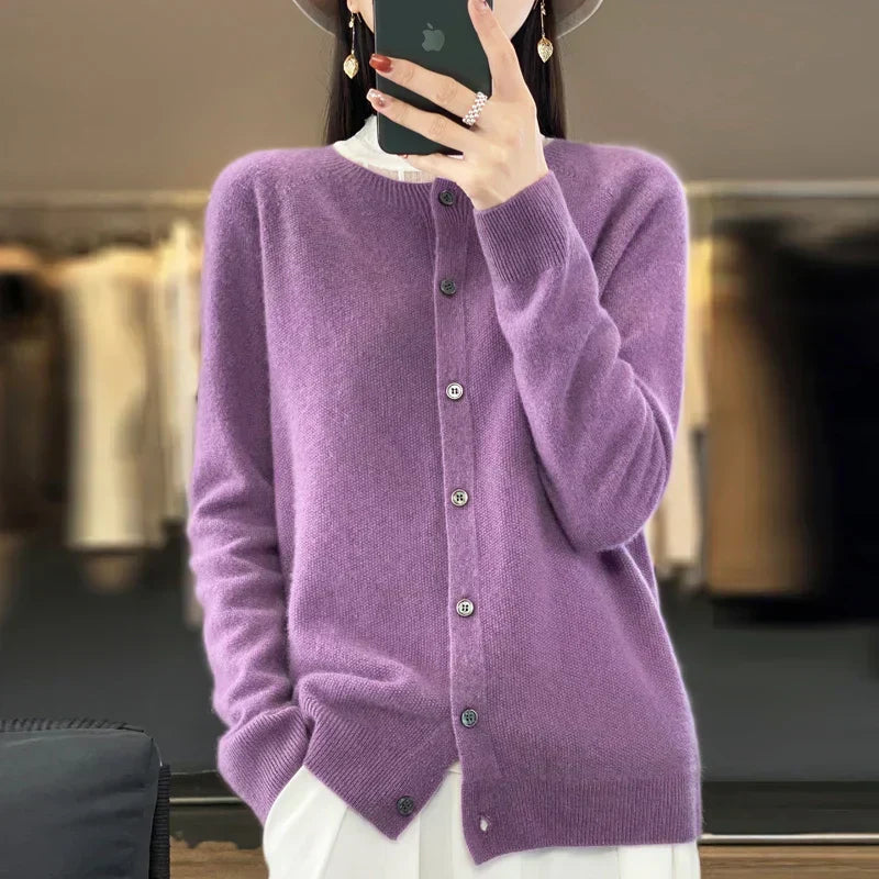 Soft Wool Open Front Cardigan For All Seasons
