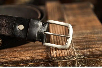 Leather Traditional Cowboy Belt