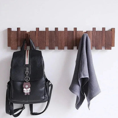 Natural Wood Piano Storage Rack in Beech or Walnut