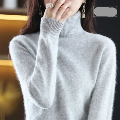 Luxurious Pure Cashmere Crew Neck Winter Sweater