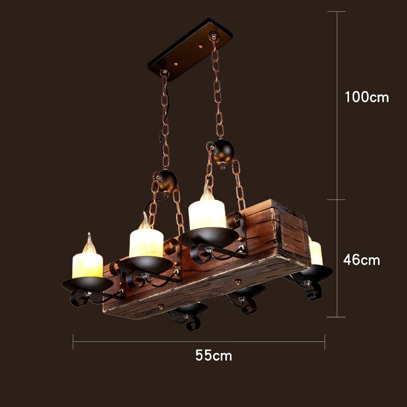Rustic Metal LED Ceiling Pendant Light