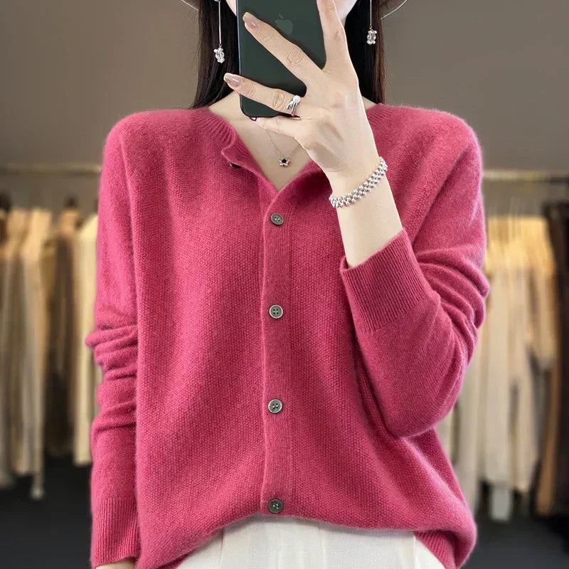 Soft Merino Wool Women's Crew Sweater