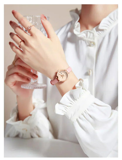 Classic Small Leather Watch for Ladies