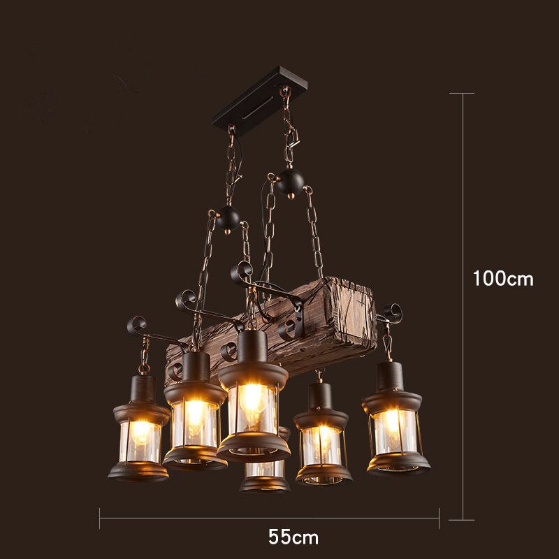 Rustic Metal LED Ceiling Pendant Light