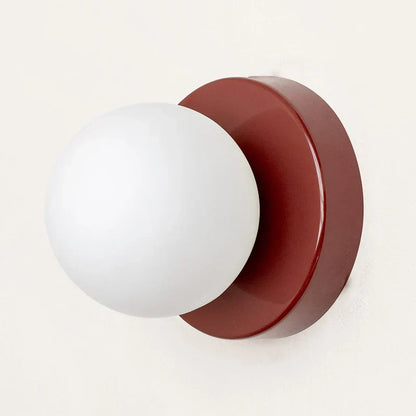 Elegant Round Glass LED Wall Lamp