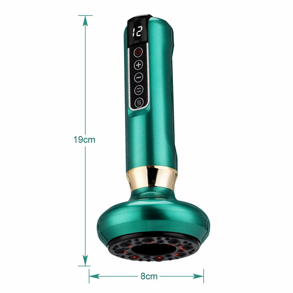 Pro Massage Cup with Suction and Scraping Tool
