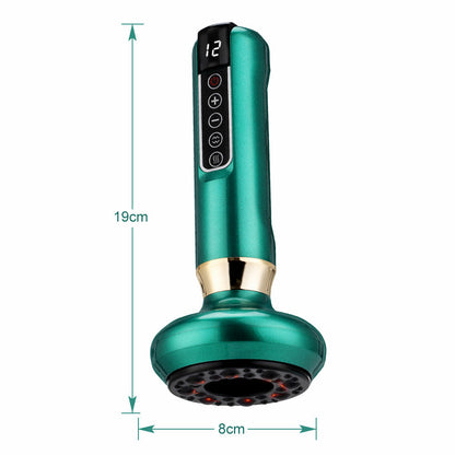 Pro Massage Cup with Suction and Scraping Tool