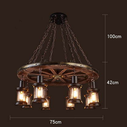 Rustic Metal LED Ceiling Pendant Light