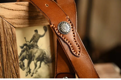 Leather Traditional Cowboy Belt