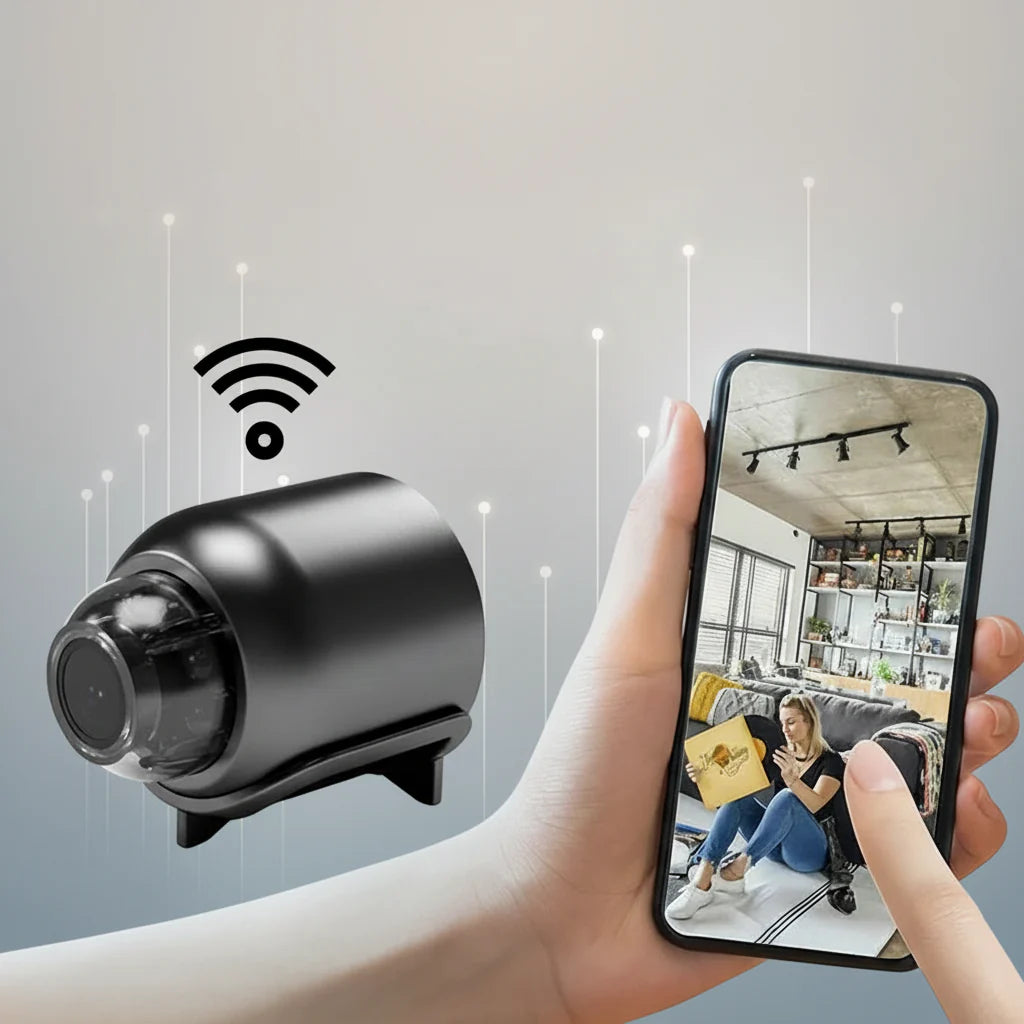 Compact WiFi HD Indoor Smart Home Security Camera