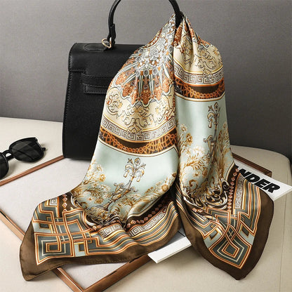 Soft Plaid Neck Scarf in 2 Versatile Colors