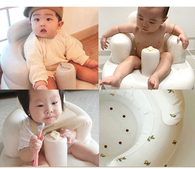 Comfortable Baby Feeding Chair with Pump and Curve Back