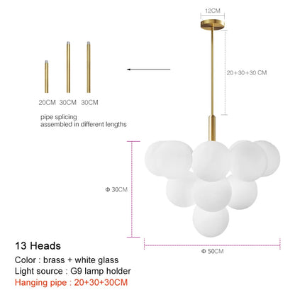 Modern 5-Light LED Pendant Chandelier