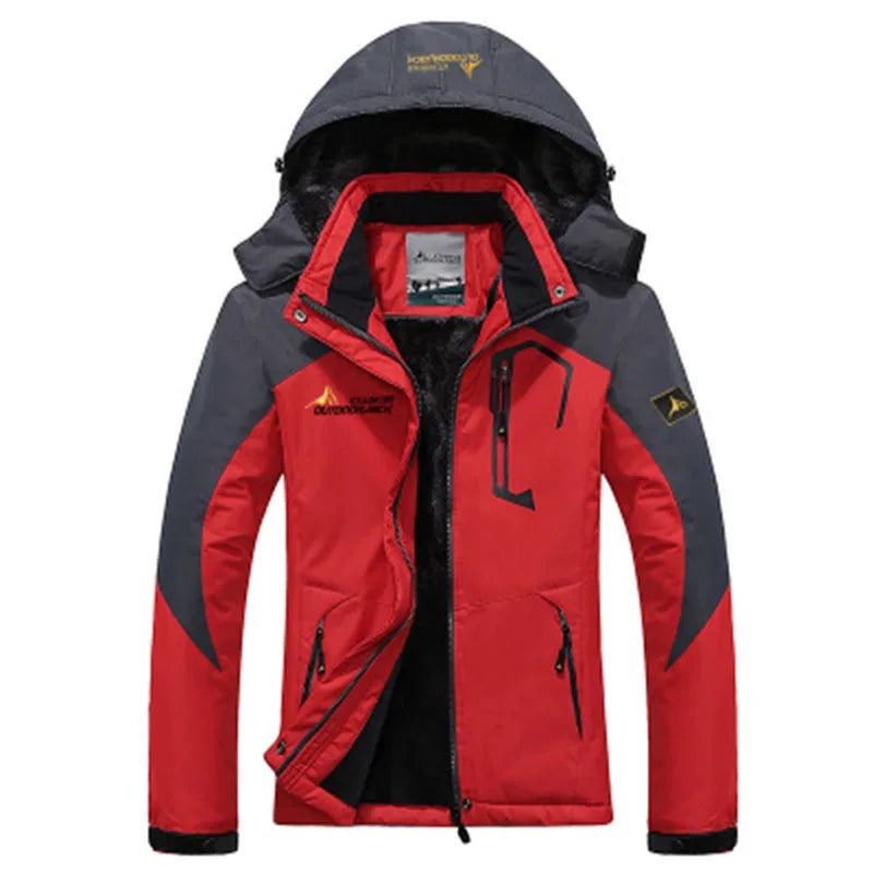 Warm Waterproof Men's Hooded Jacket