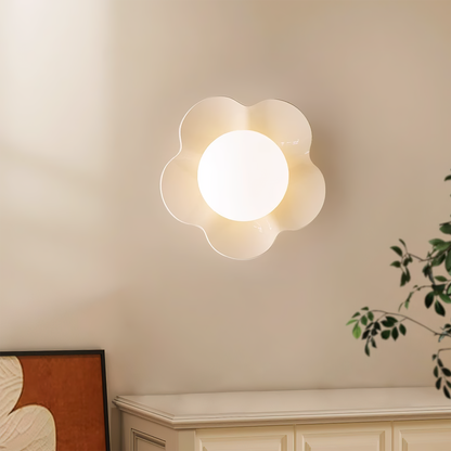 Lovely Floral Wall Light with Warm Ambient Glow - Lusomart