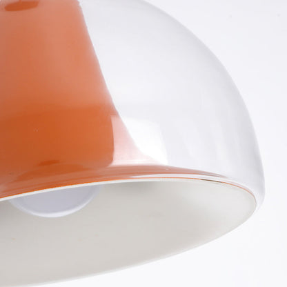 Round Glass Shade LED Hanging Light