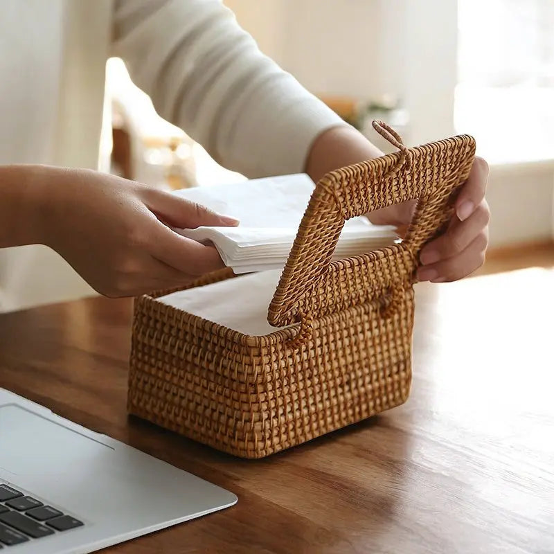 Sequoia Handwoven Tissue Box Inovessa