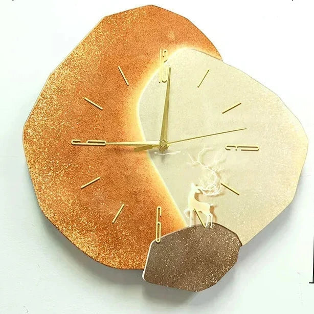 Quiet Slim Modern LED Wall Clock