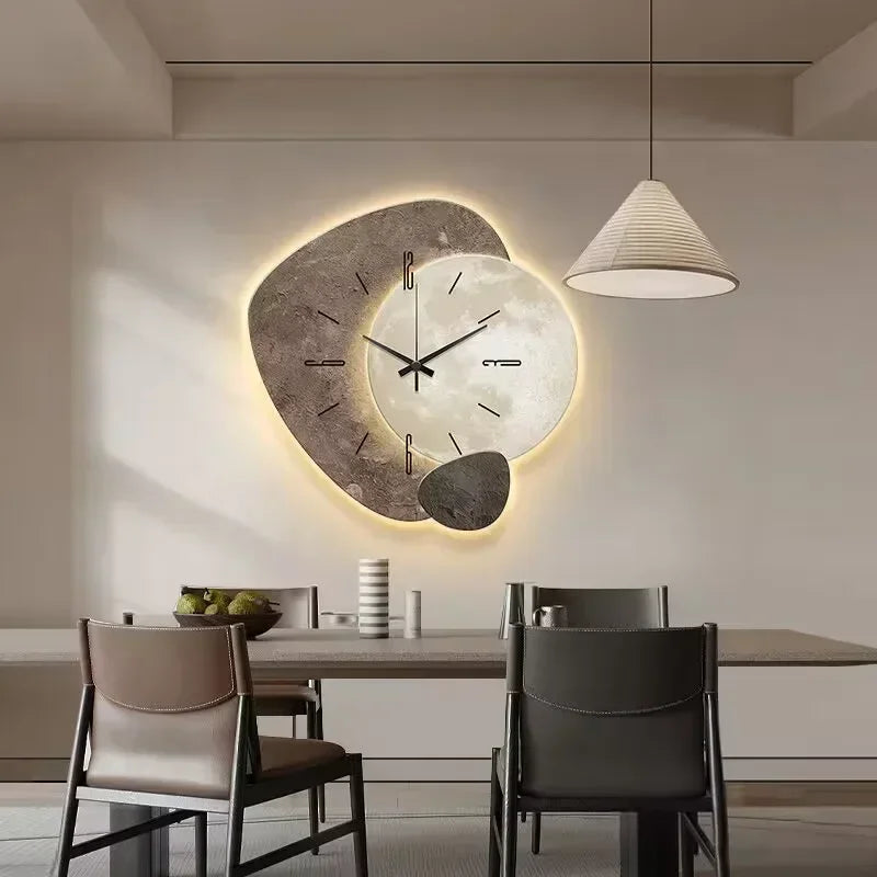 Quiet Slim Modern LED Wall Clock