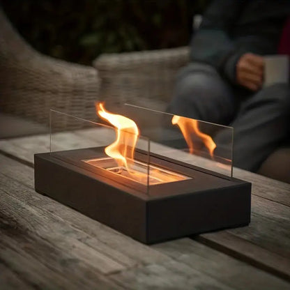 Large Glass Indoor Electric Fireplace - Lusomart