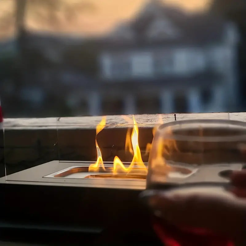Large Glass Indoor Electric Fireplace