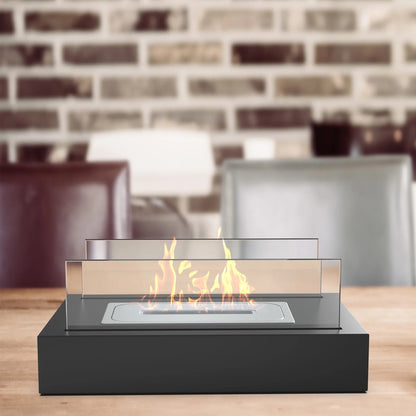 Large Glass Indoor Electric Fireplace