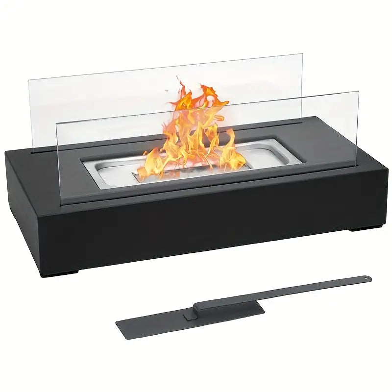Large Glass Indoor Electric Fireplace