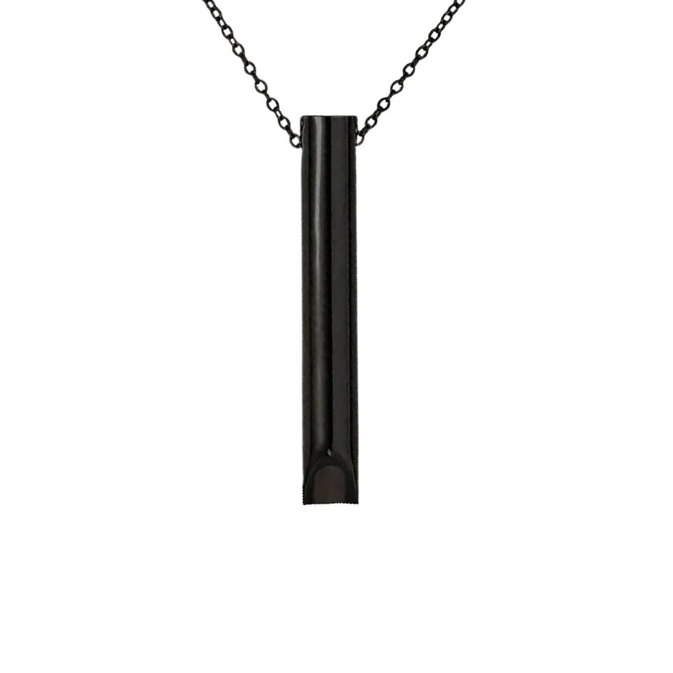 SerenityChain | Elegant Calming Stainless Steel Breathing Aid Necklace 4