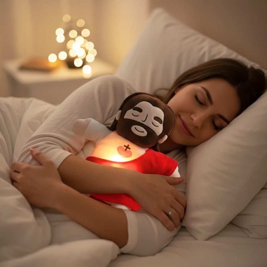 SerenityCuddle | Soft Hypoallergenic Jesus Plush Sleep Companion 7