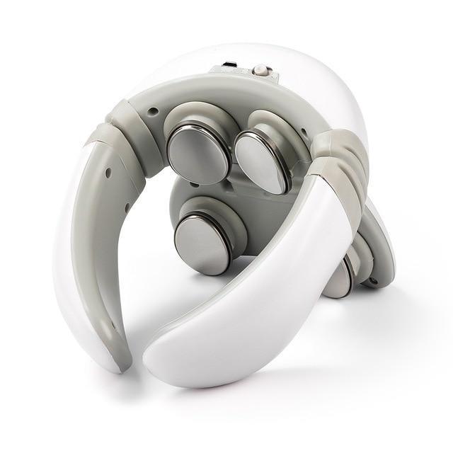 Relaxing 4D Wireless Heated Neck Massager - Lusomart