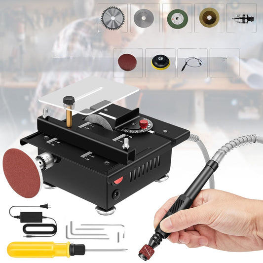 Compact Portable Table Saw For Home Woodworking Projects - Lusomart