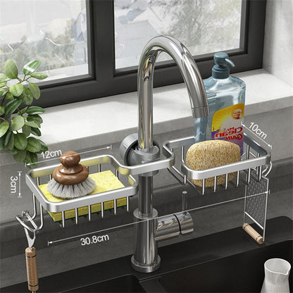 Stainless Steel Bathroom Shelf Organizer
