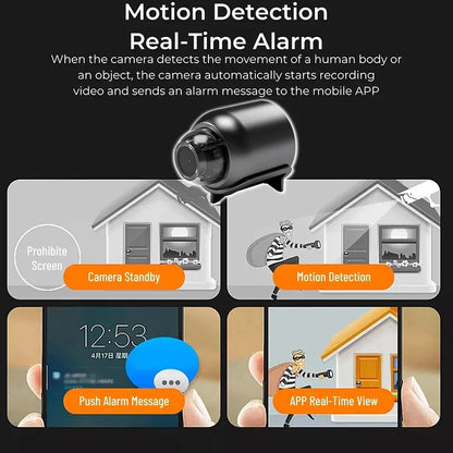 Compact WiFi HD Indoor Smart Home Security Camera