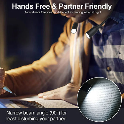 Portable LED Reading Lamp – Adjustable Neck Light