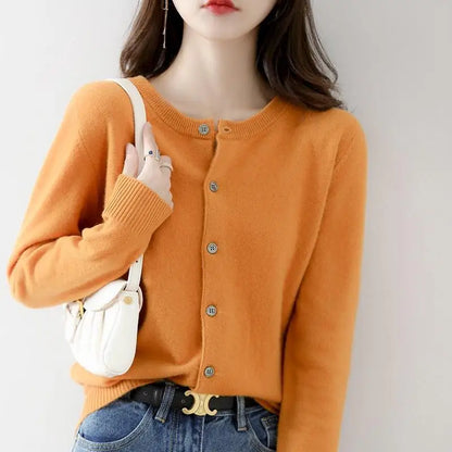Cozy Cashmere Open Front Cardigan for Women