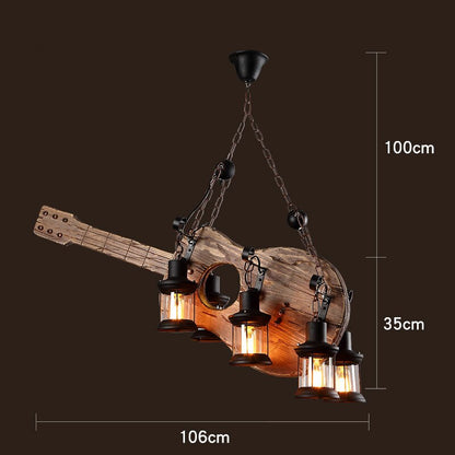 Rustic Metal LED Ceiling Pendant Light