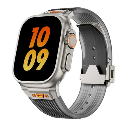 Soft Clear Apple Watch Silicone Strap Daily Wear