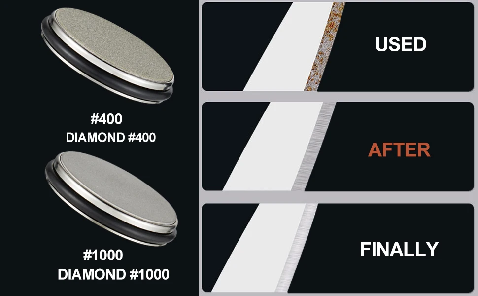 Easy Use Magnetic Diamond Knife Sharpener