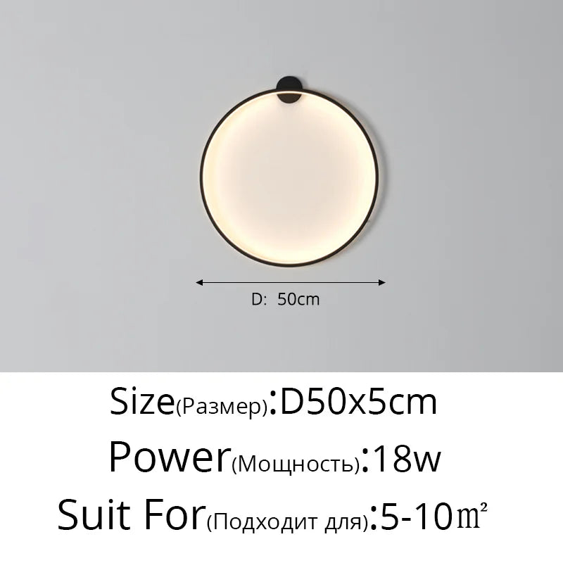 Dimmable LED Wall Lamp with Adjustable Brightness